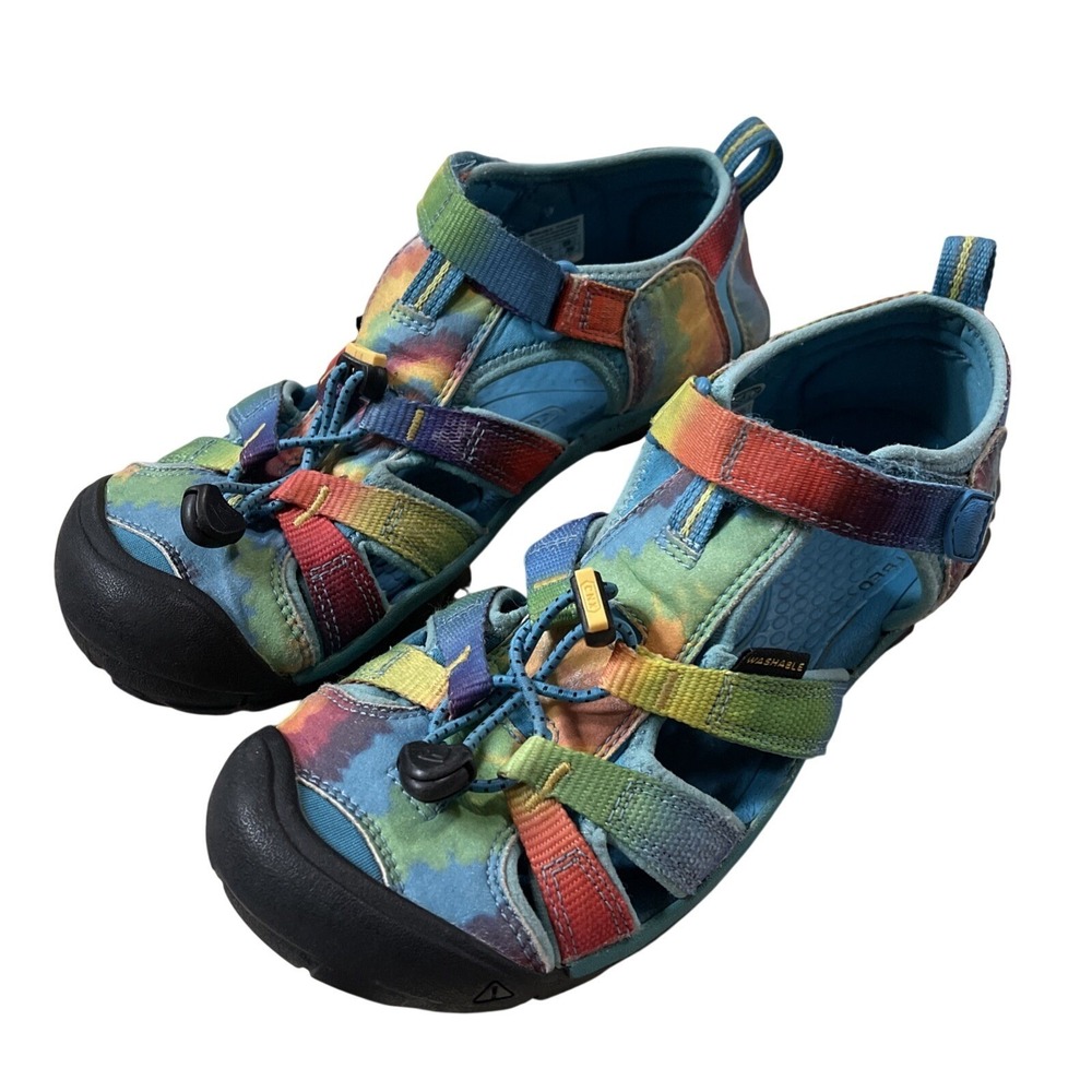 KEEN Newport H2 Unisex Kids US 4 Tie-Dye Multicolor Closed-Toe Sandals